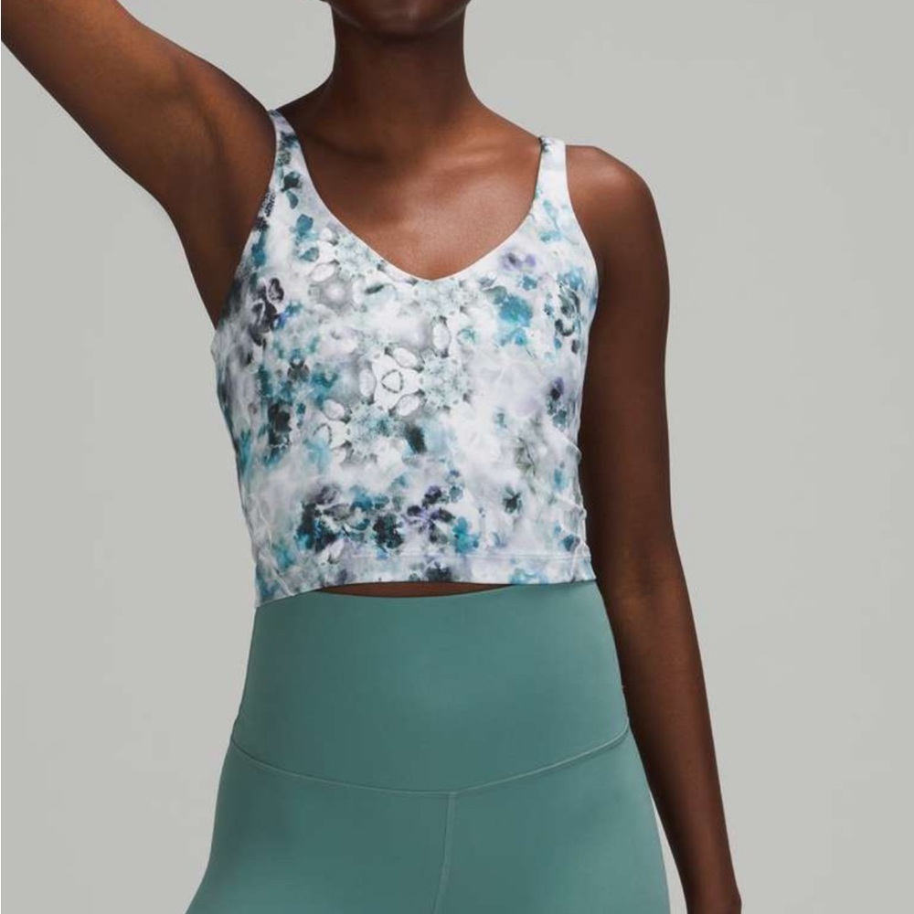 Lululemon Align Tank Top Sz 0 Kaleidofloral Multi Nulu Yoga Gym *I8